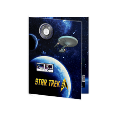 2016 Coin and Stamp Set – Star Trek™: U.S.S. Enterprise - Click Image to Close